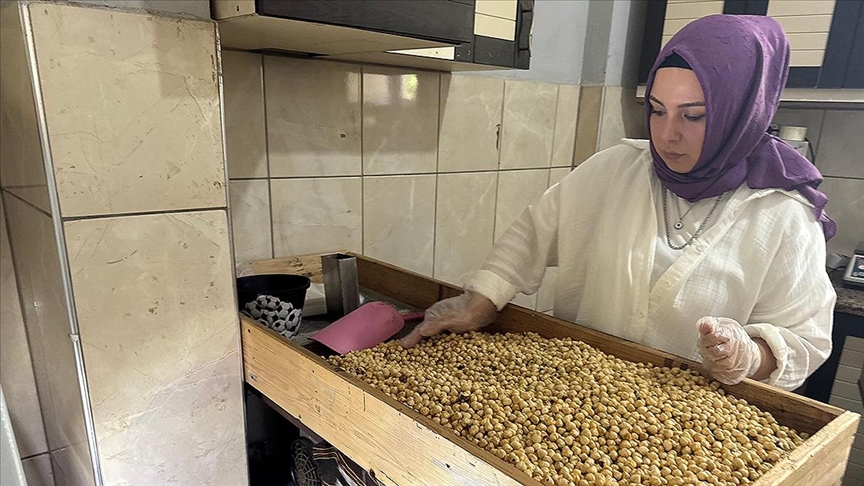 El sanatları eğitmeni kadın KOSGEB desteğiyle fındık işleme tesisi kurdu