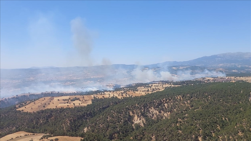 Kütahya'daki orman yangını kontrol altına alındı