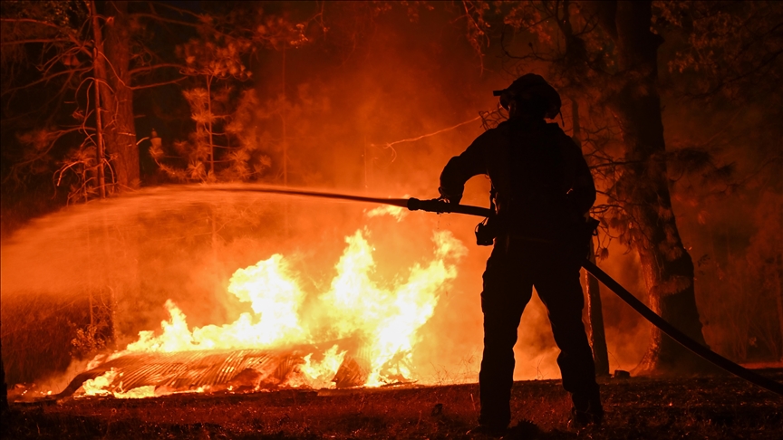 Almanya'da çıkan iki büyük orman yangını devam ediyor