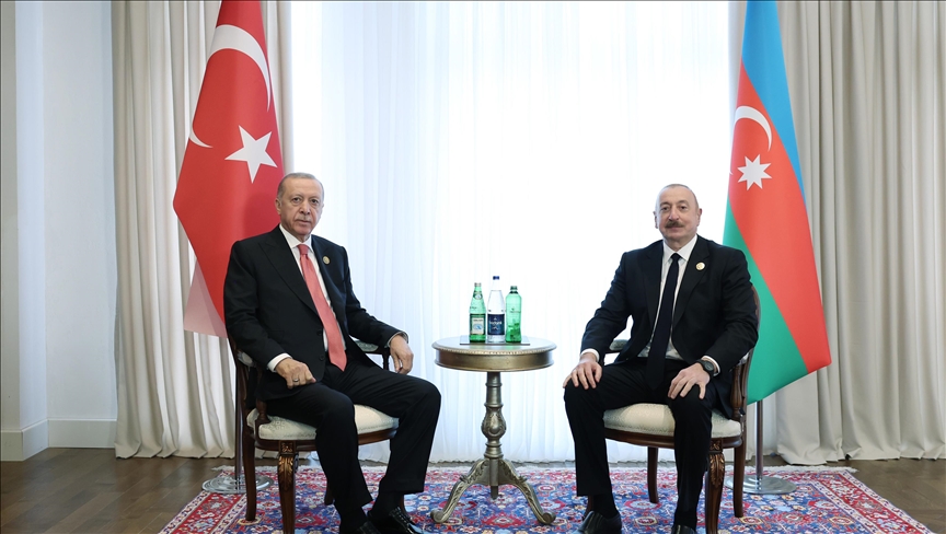 دیدار اردوغان با روسای جمهور آذربایجان، ازبکستان، قرقیزستان و تاجیکستان در خانکندی