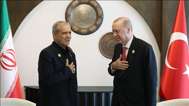 دیدار اردوغان و پزشکیان در خانکندی