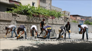 Li Batmanê li rêyan 145 hezar û 500 metroçarçik kevirên xirboqî hatin raxistin