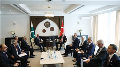 أردوغان يلتقي رئيس الوزراء الباكستاني