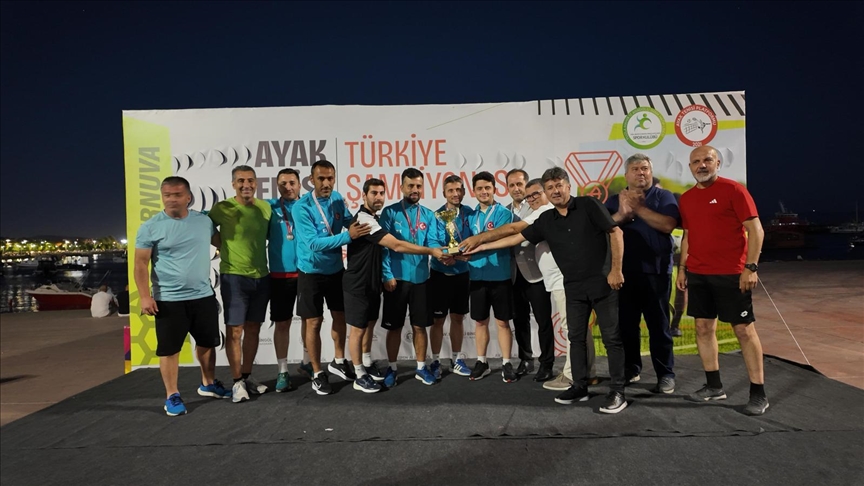 Türkiye Ayak Tenisi Şampiyonası Tuzla\'da yapıldı