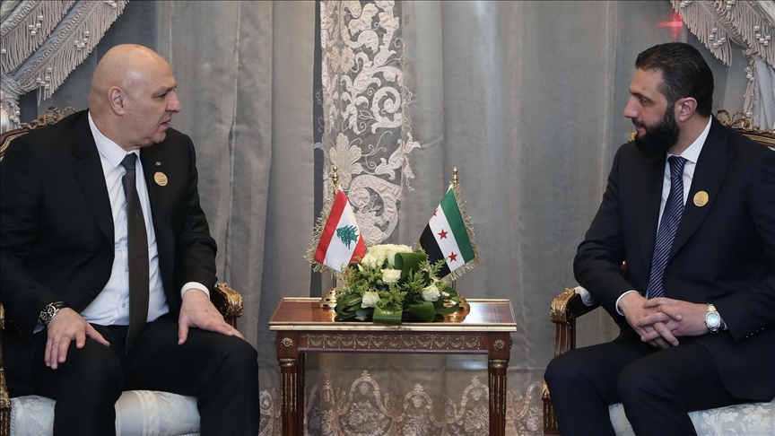 Lebanese president affirms coordination with Syria, warns against sectarian tensions