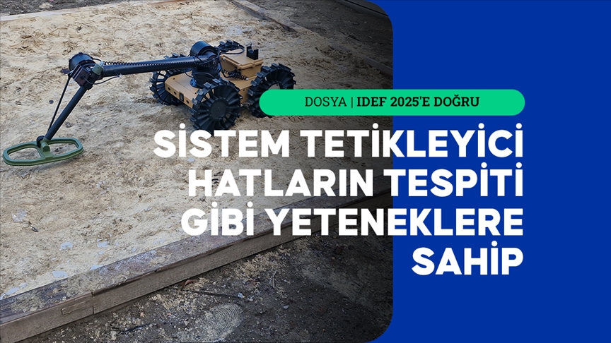 Mayın avcı robotu göreve hazırlanıyor