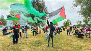Avrupa'da, İsrail'in Gazze'ye yönelik saldırıları protesto edildi