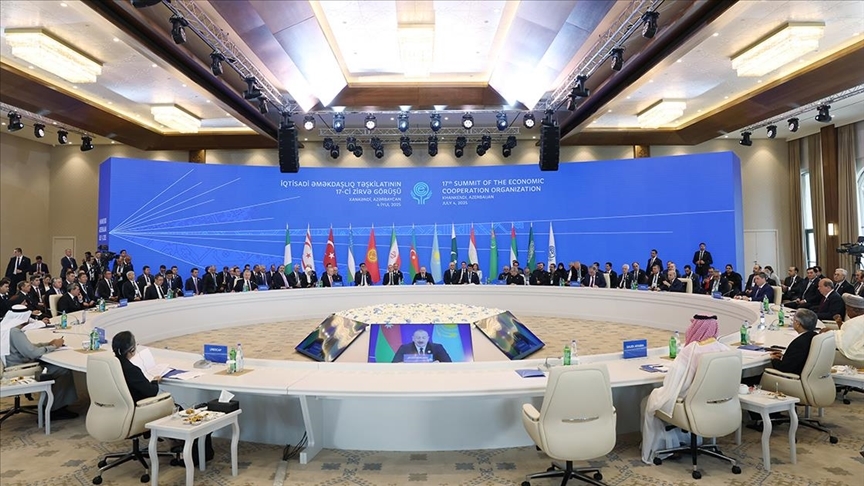 Ekonomik İşbirliği Teşkilatının "Hankendi Bildirisi"nde yeni hedefler açıklandı