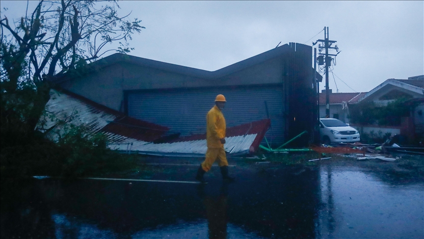 Tayvan'da Danas Tayfunu'nda 2 kişi öldü, 334 kişi yaralandı
