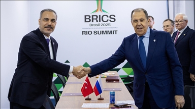 Turkish, Russian foreign ministers discuss bilateral political, economic issues on sidelines of BRICS summit