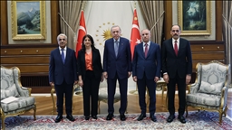 Cumhurbaşkanı Erdoğan, DEM Parti heyetini kabul etti