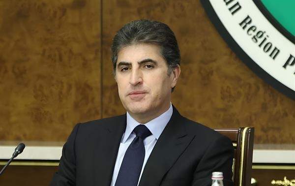سهرۆكى ههرێمى كوردستان نێچیرڤان بارزانی سهرهخۆشی له توركيا کرد