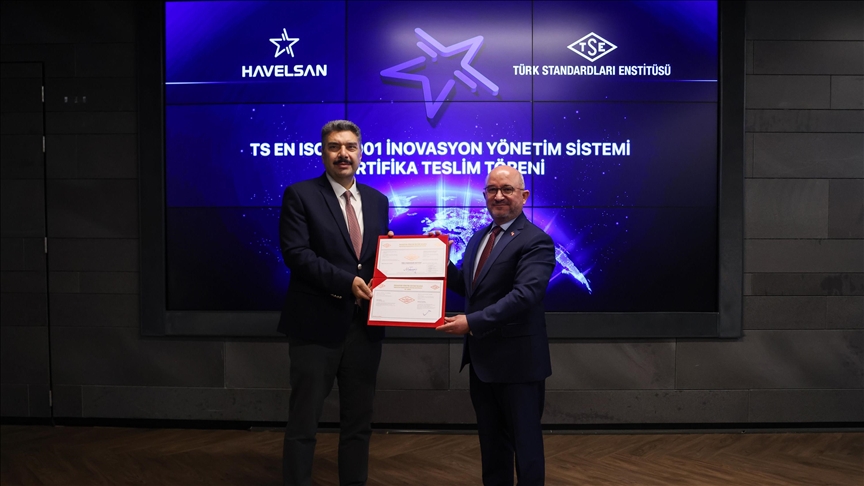HAVELSAN "TS EN ISO 56001 belgesi" alan ilk yazılım şirketi oldu