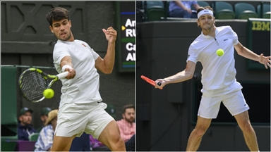Wimbledon'da Carlos Alcaraz ve Taylor Fritz, yarı finale yükseldi