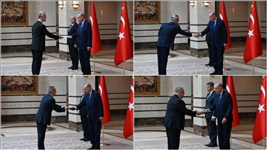أردوغان يتسلم أوراق اعتماد سفراء 4 دول