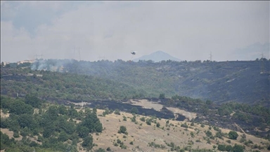 Firefighting efforts continue near North Macedonia-Kosovo border