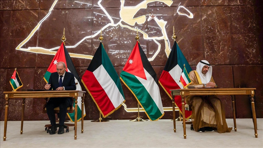 الكويت والأردن يوقعان 6 اتفاقيات ويؤكدان دعمهما لسوريا