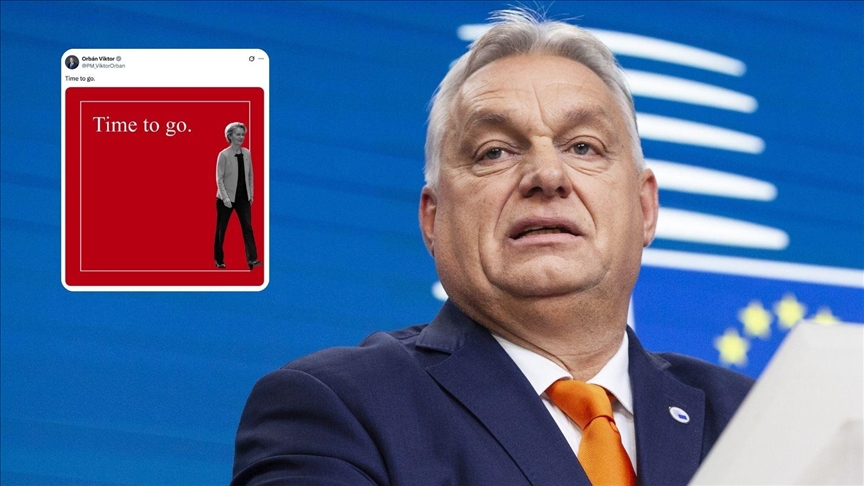 Orban objavio sliku Ursule von der Leyen uz poruku "Vrijeme je da ode" pred ključno glasanje o nepovjerenju