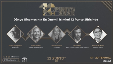 "12 Punto 2025"in jürisinde dünya sinemasından isimler yer alacak