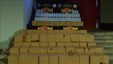 Adana'da 1690 litre etil alkol ele geçirildi