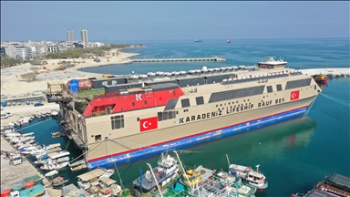 Hatay'da depremzede öğrencilere eğitim ortamı sunan "yüzer okul" görevini tamamladı