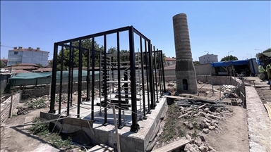 Edirne'de Şeyh Şüceaddin Camisi'nin restorasyonu sürüyor