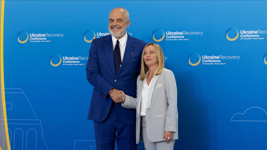 Kryeministri Rama merr pjesë Konferencën për Rimëkëmbjen e Ukrainës në Romë