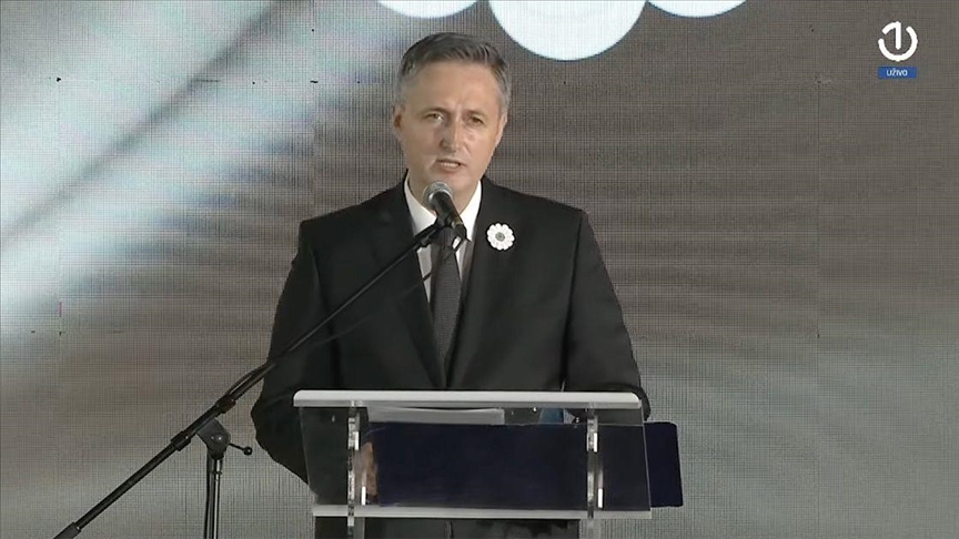 Bećirović u Potočarima: Genocid je bio kulminacija barbarske agresije na međunarodno priznatu BiH
