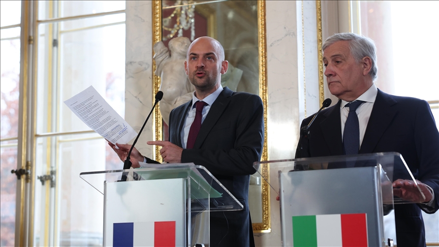 Italian, French foreign ministers discuss Middle East, Ukraine