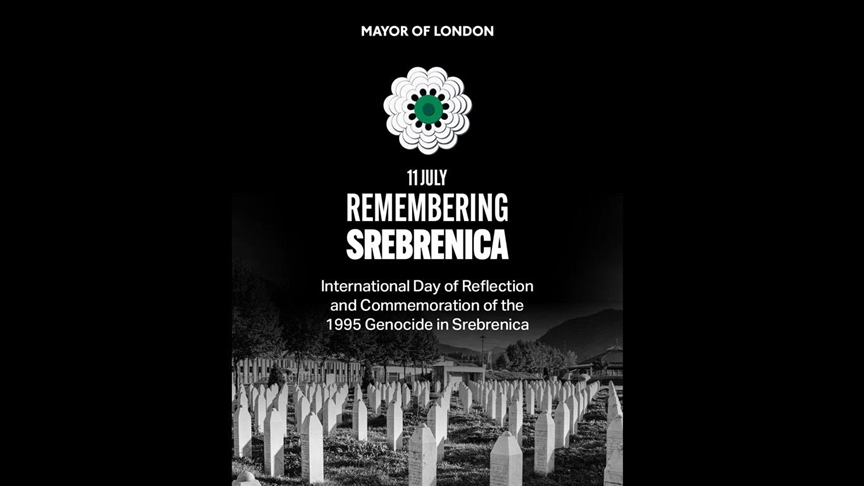 Gradonačelnik Londona o Srebrenici: Ubijeni su zbog svoje etničke pripadnosti i vjere