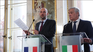 Italian, French foreign ministers discuss Middle East, Ukraine