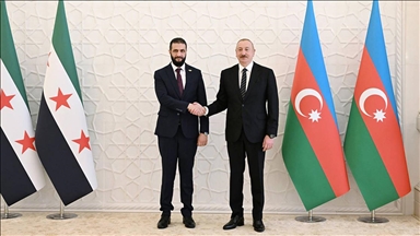 Suriye Cumhurbaşkanı Şara, Azerbaycan'da