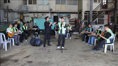 Belediye personelinin müzik tutkusu "Grup Şantiye" ile sahneye taşındı