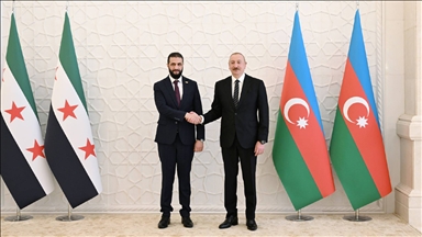 Suriye Cumhurbaşkanı Şara, Azerbaycan'da
