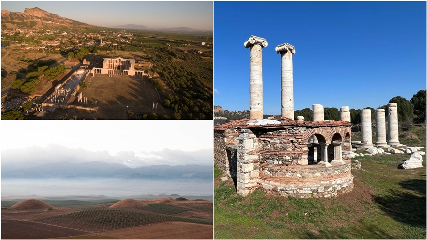 Manisa'da, Sardes Antik Kenti ve Lidya Tümülüsleri'nin UNESCO'ya alınması sevinci