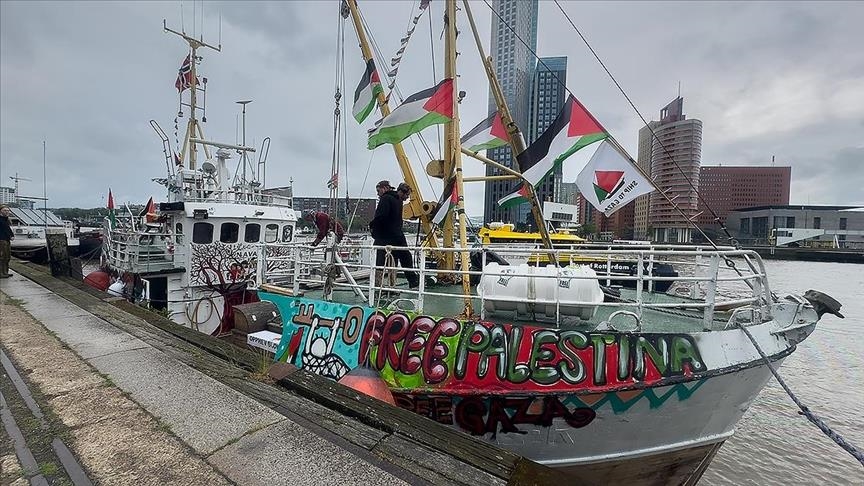 Freedom Flotilla's Gaza-bound 'Handala' sets sail from Italy Freedom Flotilla's Gaza-bound 'Handala' sets sail from Italy