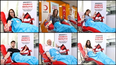 Ünlülerden Türk Kızılayın kan ihtiyacına yönelik yürütülen kampanyaya destek