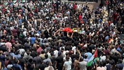 Hundreds attend funeral of Palestinian-American killed by illegal Israeli settlers in occupied West Bank