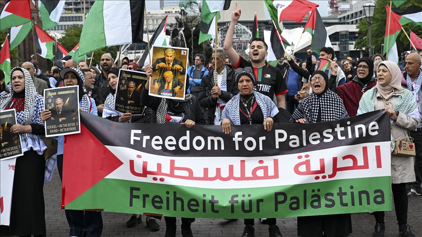 Police dismantle pro-Palestinian protest camp near German chancellor's office