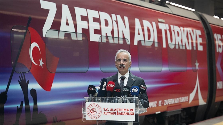 “Zaferin Adı Türkiye” temalı 15 Temmuz Demokrasi ve Milli Birlik Günü Treni, Ankara’dan ilk seferine uğurlandı
