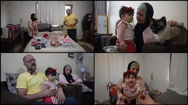 Gazze'de 23 yıllık evli çiftin çocuk özlemini, ailesini kaybeden "Cennet" bebek giderdi