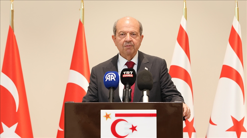 Turkish Republic of Northern Cyprus president leaves for New York for UN-hosted talks on the island