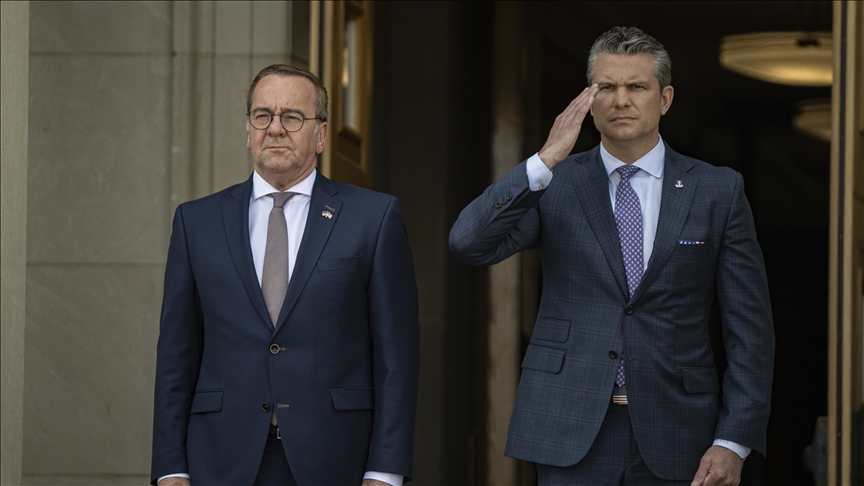 US, German defense chiefs hold talks in Washington