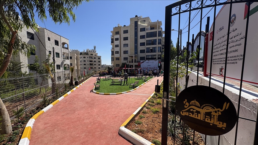 TİKA'dan Filistin'de "15 Temmuz Şehitler Parkı" açılışı