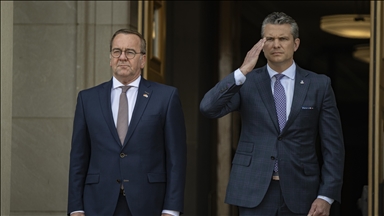 US, German defense chiefs hold talks in Washington