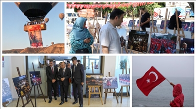 15 Temmuz Demokrasi ve Milli Birlik Günü dolayısıyla yurdun birçok ilinde etkinlik düzenlendi