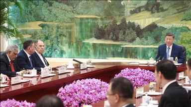Russian foreign minister, Chinese leader meet at SCO summit in Tianjin