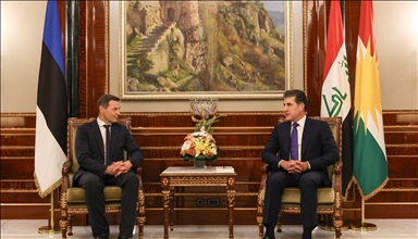 نێچیرڤان بارزانی و وەزیری بەرگریی ئیستۆنیا پێشھاتەکانی ڕۆژھەڵاتی ناوەڕاستیان تاوتوێ کرد