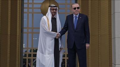 Serokomar Erdogan pêşwaziya Serokdewletê Mîrektiyên Yekbûyî yên Ereban Al Nahyan kir