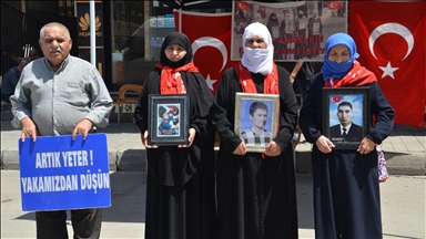 Muşlu aileler DEM Parti önündeki eylemlerini sürdürdü